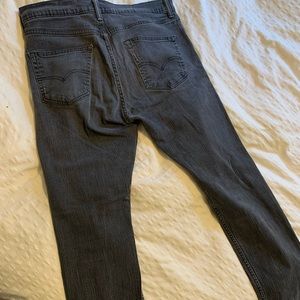 Levi black stretch fit jeans